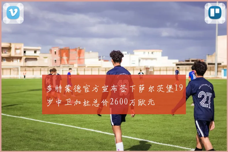 多特蒙德官方宣布签下萨尔茨堡19岁中卫加杜总价2600万欧元